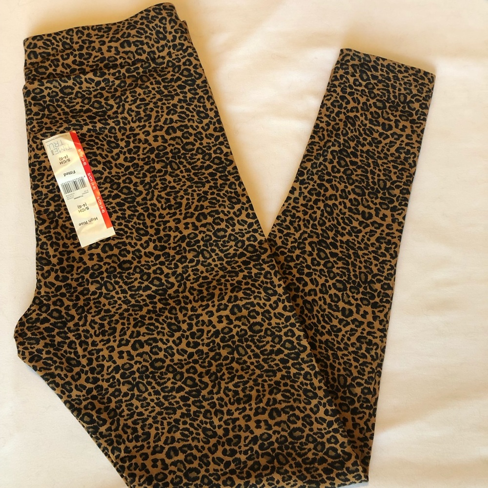 High rise leopard leggings
